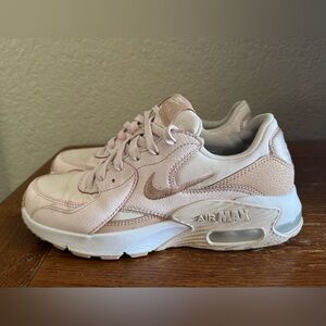 Nike Air Max Excee Shoes Womens 7.5 Light Pink Lace Up Sneakers DX0113-600